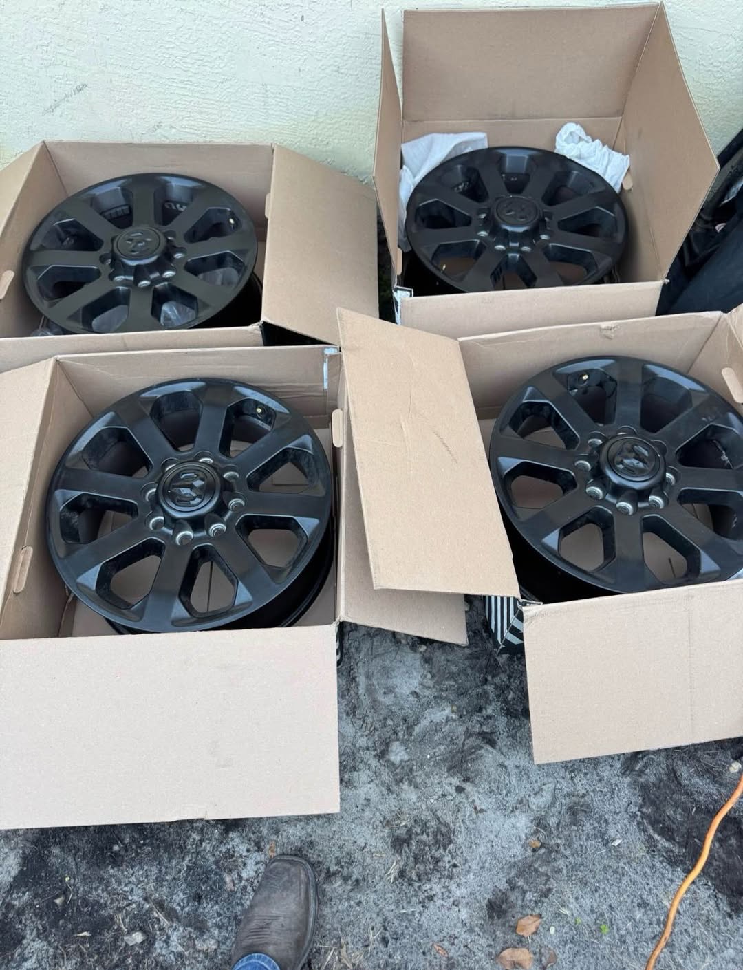 RAM 2500 OEM RIMS WITH BLACK LUG NUTS for sale at Zack's Auto Parts