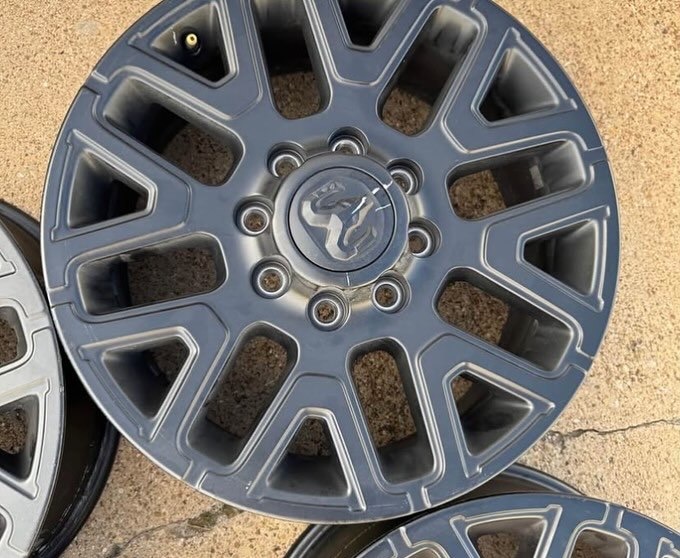 DODGE RAM 2500/3500 LIMITED NIGHT EDITION OEM BLACK ALUMINUM 20” WHEELS image 4