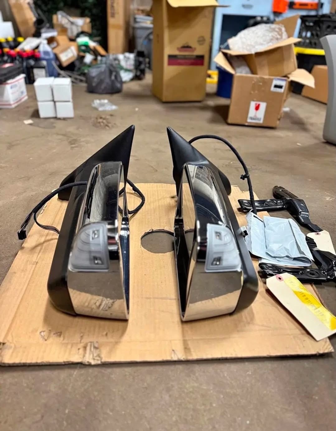 2019–2025 RAM OEM CHROME POWER MIRRORS for sale at Zack's Auto Parts